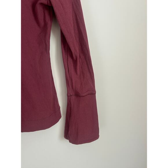 Free People Intimately Pink Sydney Layering Top in Smokey Wings Small - Picture 4 of 9